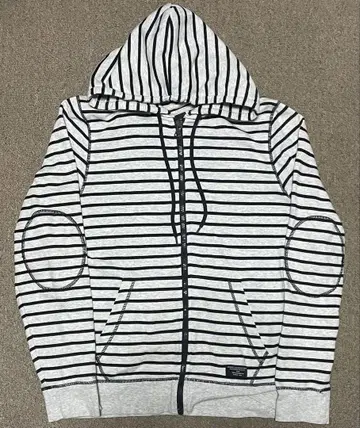 ARMANI EXCHANGE 보더 지퍼 후드티 스트레치 소재
