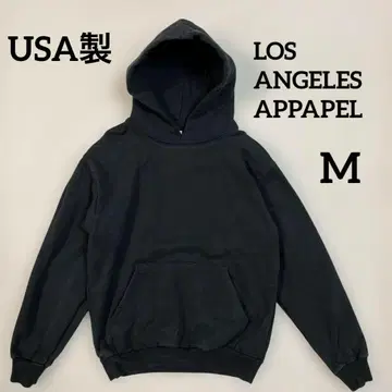 LOS ANGELES APPAPEL 후드티 미국제 블랙 M 사이즈