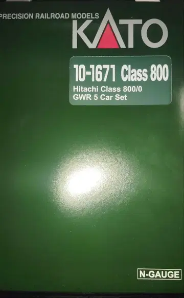 KATO 10-1671 영국 철도 Class800/0 GWR 5량 세트