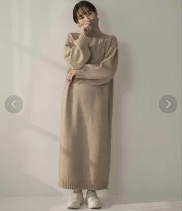 Lawgy 지퍼 니트 원피스