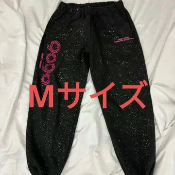 9090girl OG 로고 글리터 스웨트 팬츠