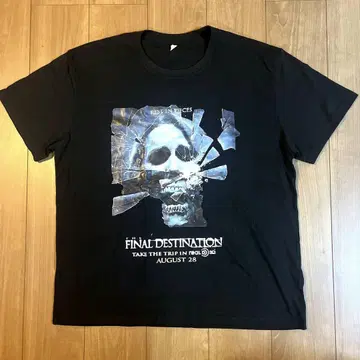 파이널 데스티네이션 빈티지 t셔츠 weber 베르베르진