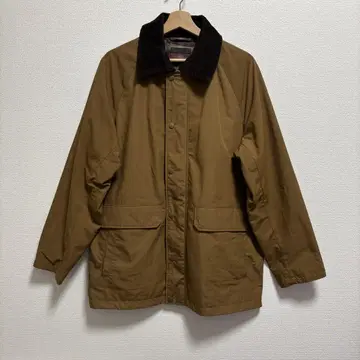 UNIQLO 코듀로이 옷깃 하프 코트 자켓 바버풍