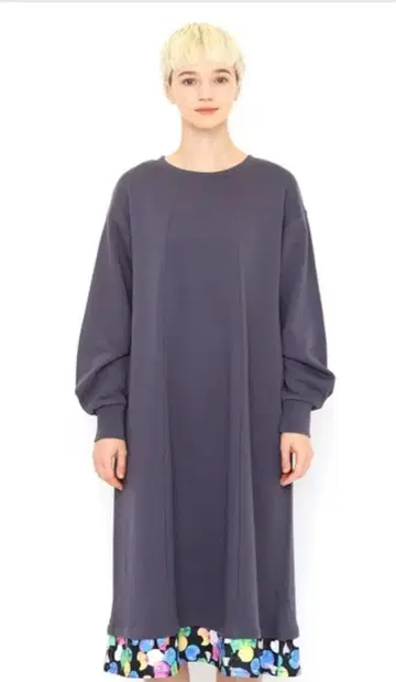 그라니프 긴팔 원피스 그레이