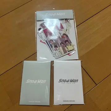Snow Man 퍼스트 popup 사쿠마 다이스케 포토 카드 세트