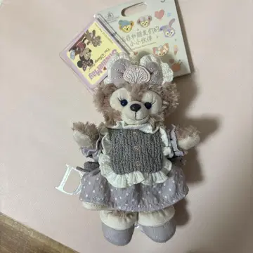 최신작 상하이 디즈니 릴랙스 셰리 메이 봉제 인형 키체인 A