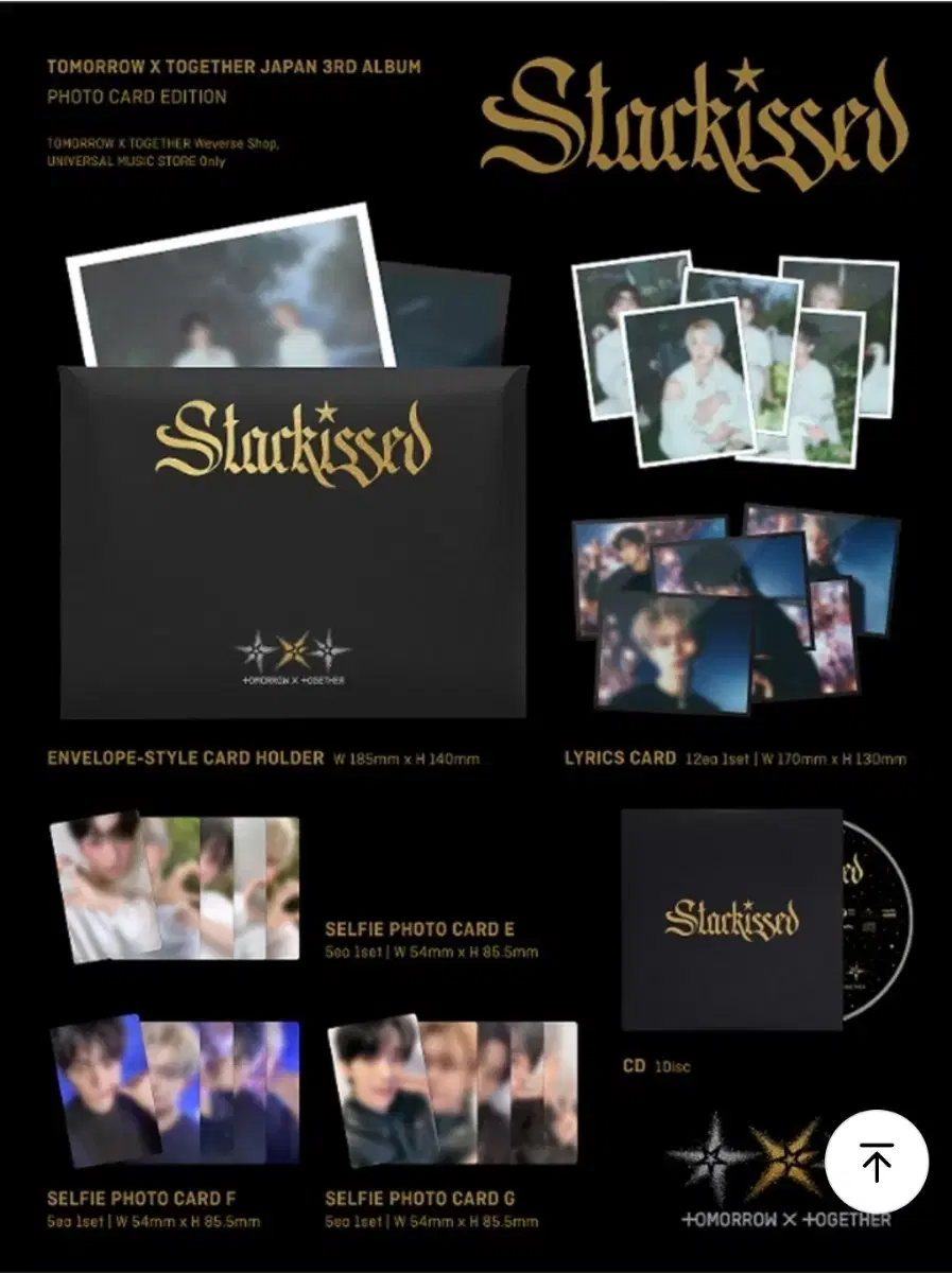 1 left in stock) TXT starkissed Japan album photocard version wts