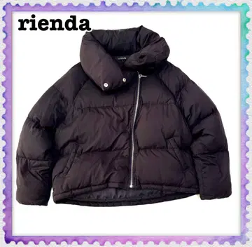 rienda 리엔다 블랙 숏 기장 다운 자켓
