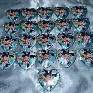 닌타마 닌타마 란타로 키리마루 셋츠의 키리마루 난자 캔뱃지 하트 캔뱃지