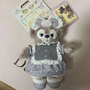 최신작 상하이 디즈니 릴랙스 셰리 메이 봉제 인형 키체인 B