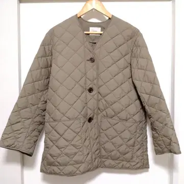 IENA 이에나 올리브 그린 퀼팅 자켓 카키