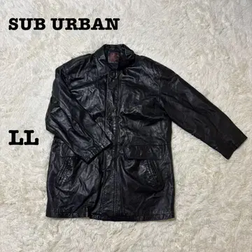 서브어반 가죽 자켓 롱 블랙 가죽 코트 LL