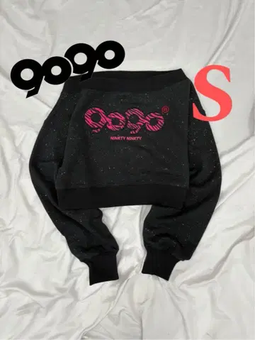 9090 OG Glitter Off-shoulder Sweat