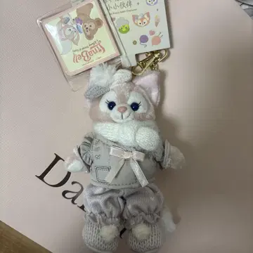 최신작 상하이 디즈니 릴랙스 리나벨 봉제 인형 키체인 A