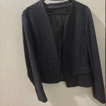 BODY DRESSING Deluxe 노카라 자켓 다크 그레이