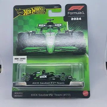 핫휠 레이스 모듬 킥 자우버 F1팀 (77번)