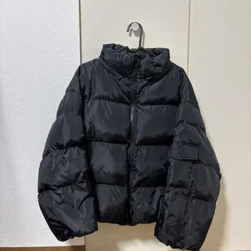 여성용 블랙 다운 자켓