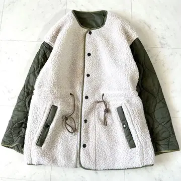 새상품급 제인 스미스 x 플라주 별주 SP BOA QUILT 숏코트