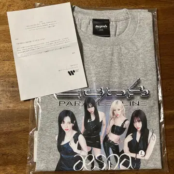 aespa Blu-ray 구매 L 사이즈 T셔츠
