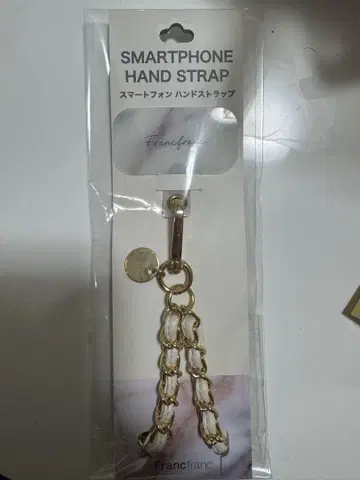 Francfranc 스마트폰 핸드 스트랩 체인 WH