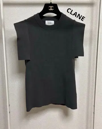 CLANE SQUARE SLEEVE KNIT TOPS
