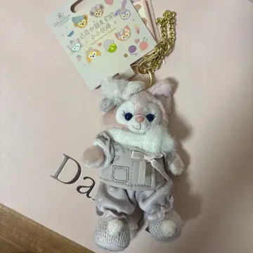 최신작 상하이 디즈니 릴랙스 리나벨 봉제 인형 키체인 B