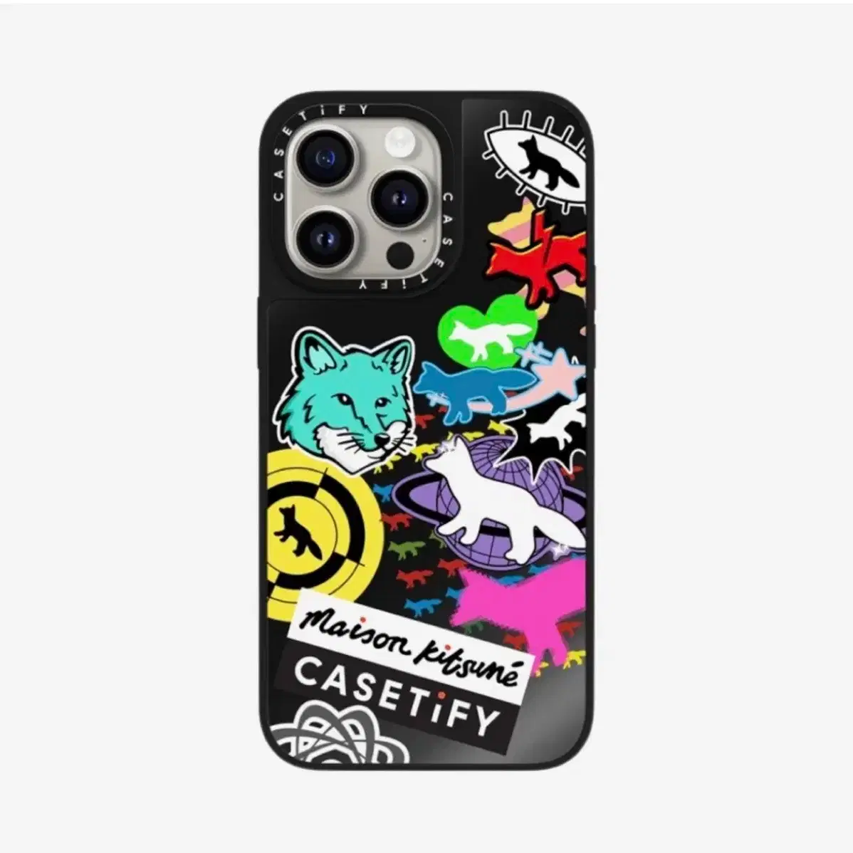 iPhone 16 Pro Maison Kitsune Casetify Case #아이폰케이스,#케이스