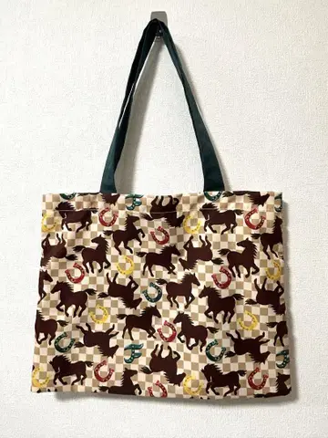 새상품 미사용 FEILER 페이러 프린트 호스 토트백