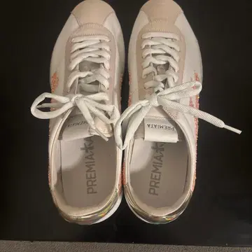 PREMIATA 스니커즈 41 화이트/핑크