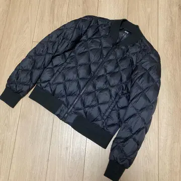 UNIQLO 블랙 퀼팅 다운 자켓 S