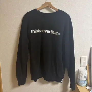 thisisneverthat 블랙 맨투맨 L
