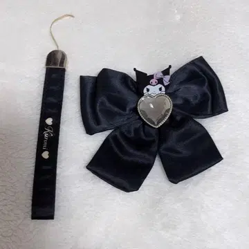 산리오 쿠로미 응원봉 리본