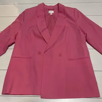 H&M 핑크 테일러드 자켓 M