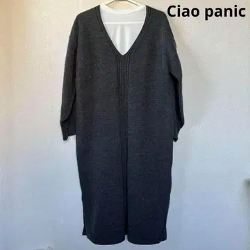 미착용 새상품 ciaopanic(차오패닉) 롱 니트 그레이