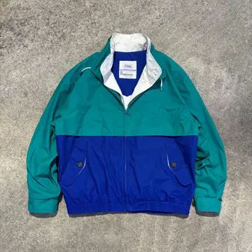 90's FOG LONDON FOG 절개 나일론 자켓 블루종 y2k