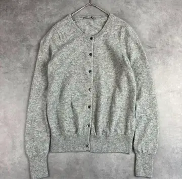 UNIQLO 캐시미어 100% 크루넥 가디건 M