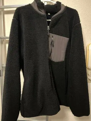 플리스 자켓 XL 사이즈 블랙
