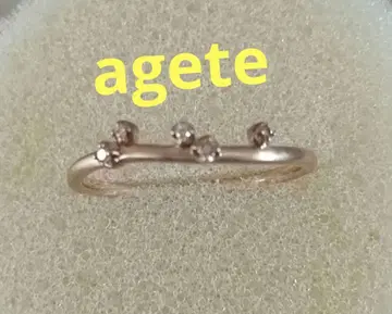 새상품 agete 아가트 K5 다이아몬드 반지 이번 시즌 현행 판매 상품