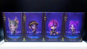 리그 오브 레전드 K/DA 미니 피규어 세트