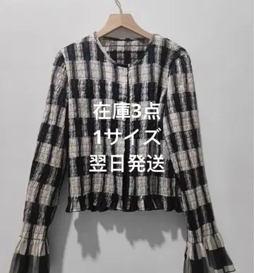 CLANE SHIRRING DESIGN BLOUSE 믹스 클라네