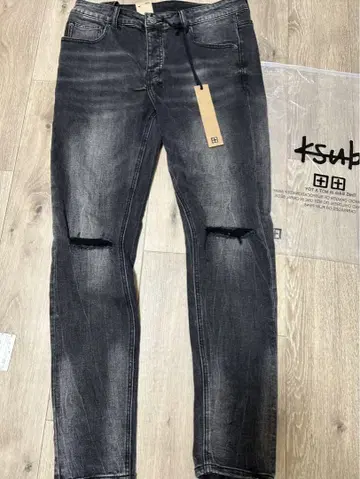 ksubi 33인치 스키니 데님 블랙