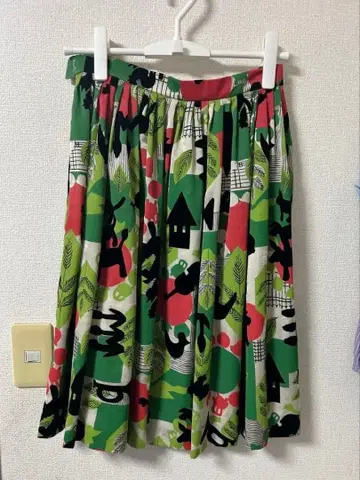 제인 마플 플레어 스커트 무릎 기장