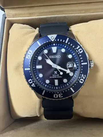 [ 새상품급 ] SEIKO 프로스펙스 다이버 스쿠버 솔라 SBDJ019
