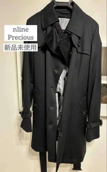 아오야마 n-line Precious 트렌치코트 네이비 여성용 S