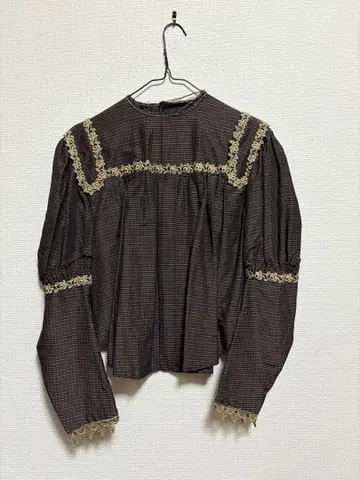 미국 빈티지 1900s 레이스 블라우스