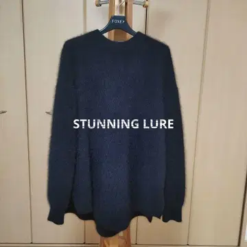 스터링 루어 STUNNING LURE 스웨터(너구리) BLK