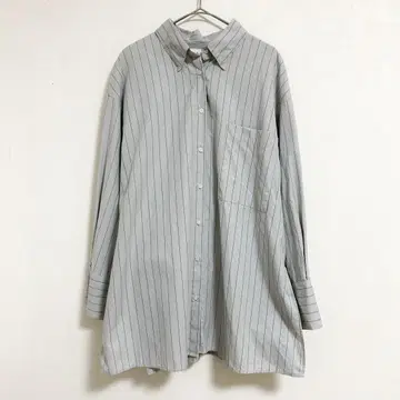 Mila Owen 빅 실루엣 스트라이프 블라우스