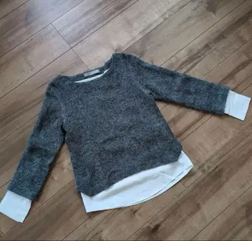 UNITED ARROWS 그레이 도킹 셔츠