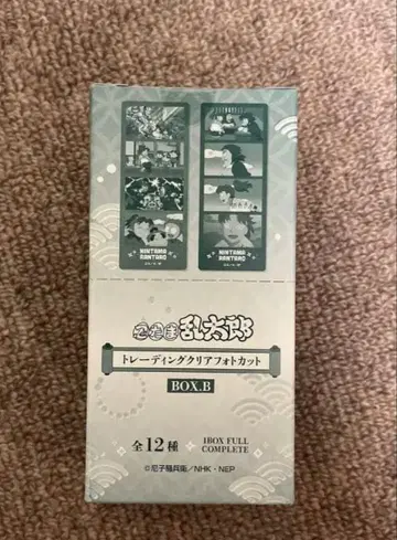 닌타마 란타로 트레이딩 클리어 포토 카드 BOX.B