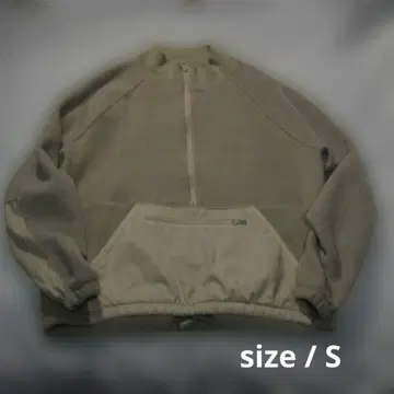 REMI RELIEF 플리스 아노락 베이지 S